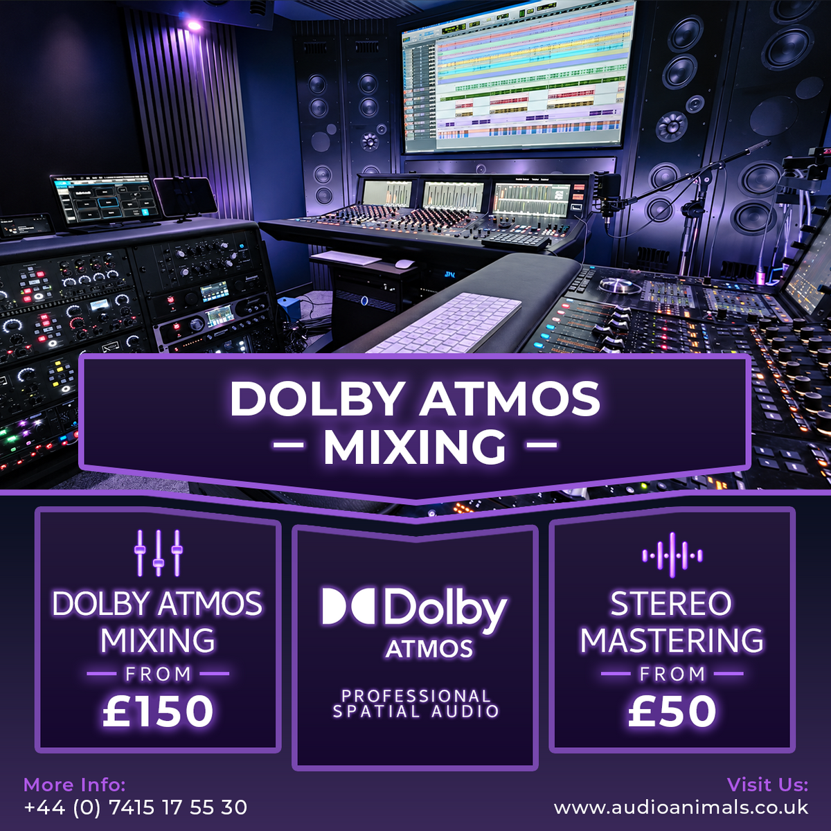 Dolby Atmos Mixing & Mastering