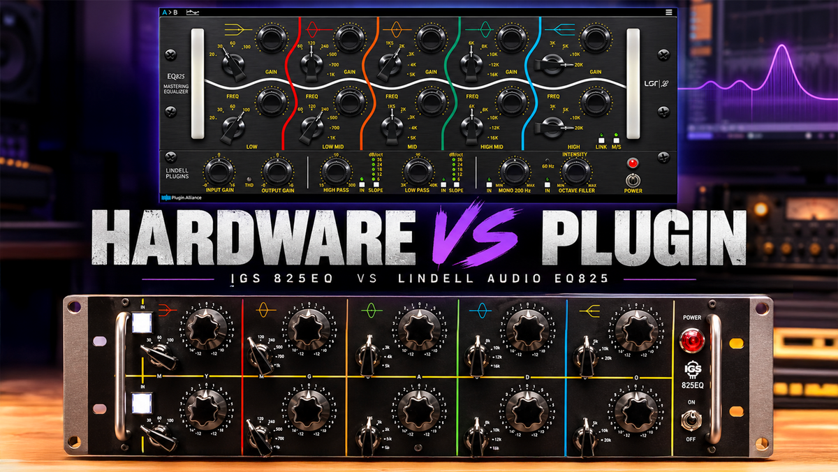 IGS 825EQ Hardware VS Lindell Audio EQ825 Plugin Emulation