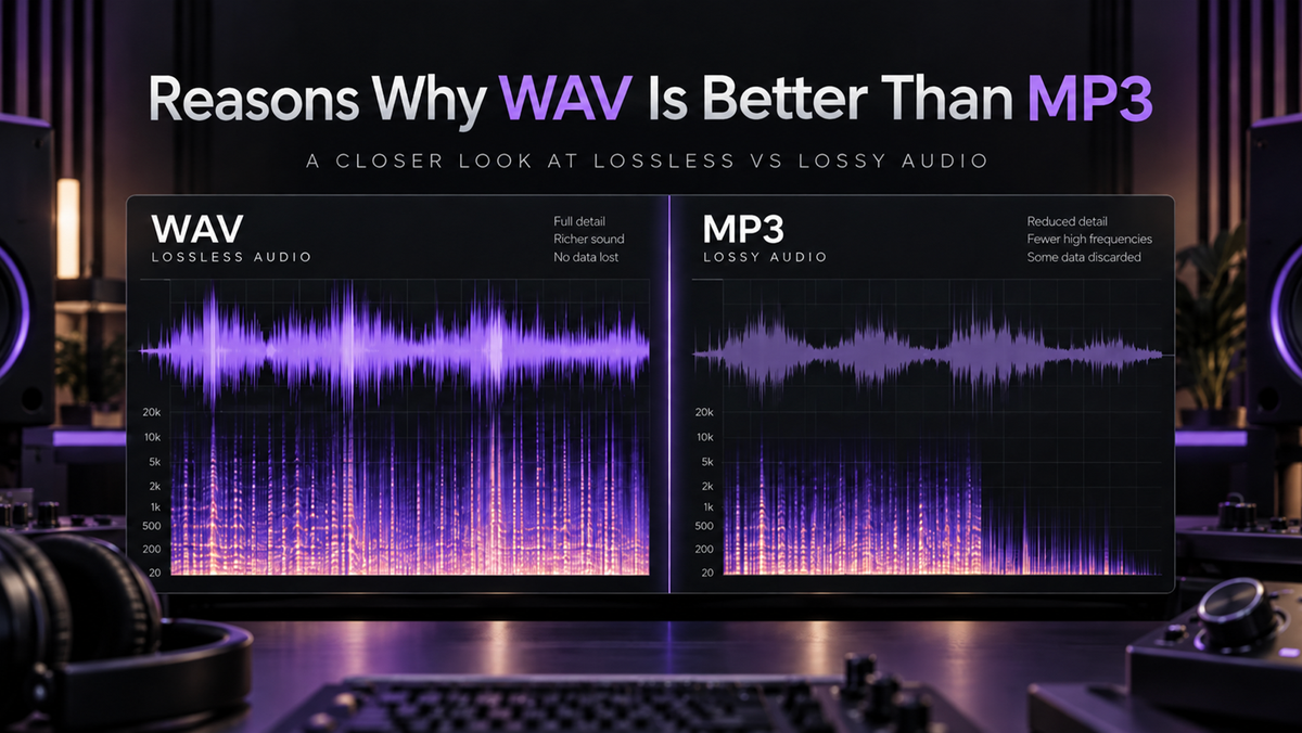 Reasons Why WAV Is Better Than MP3