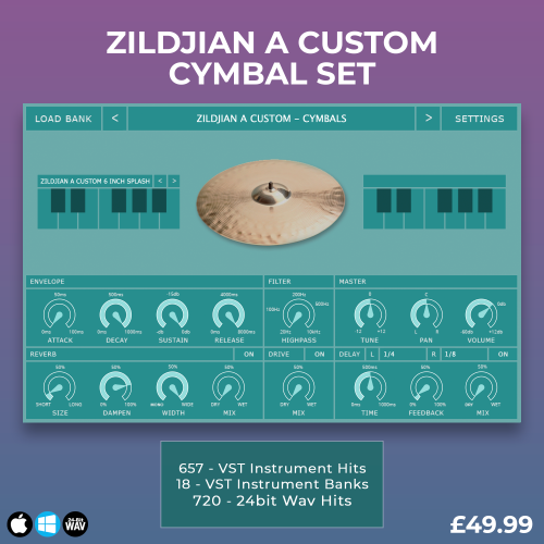 Zildjian A Custom Cymbal Set