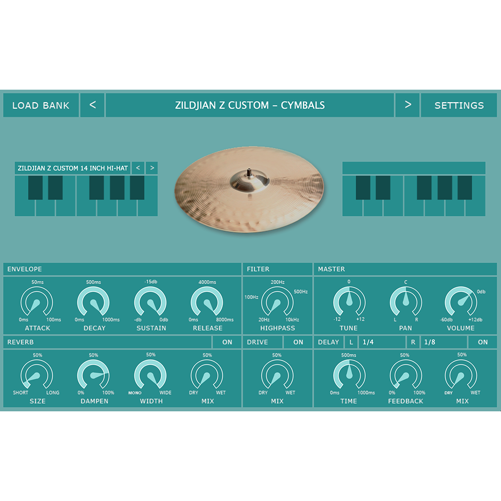 Cymbal-Set-Zildjian-Z-Custom-Product-Image