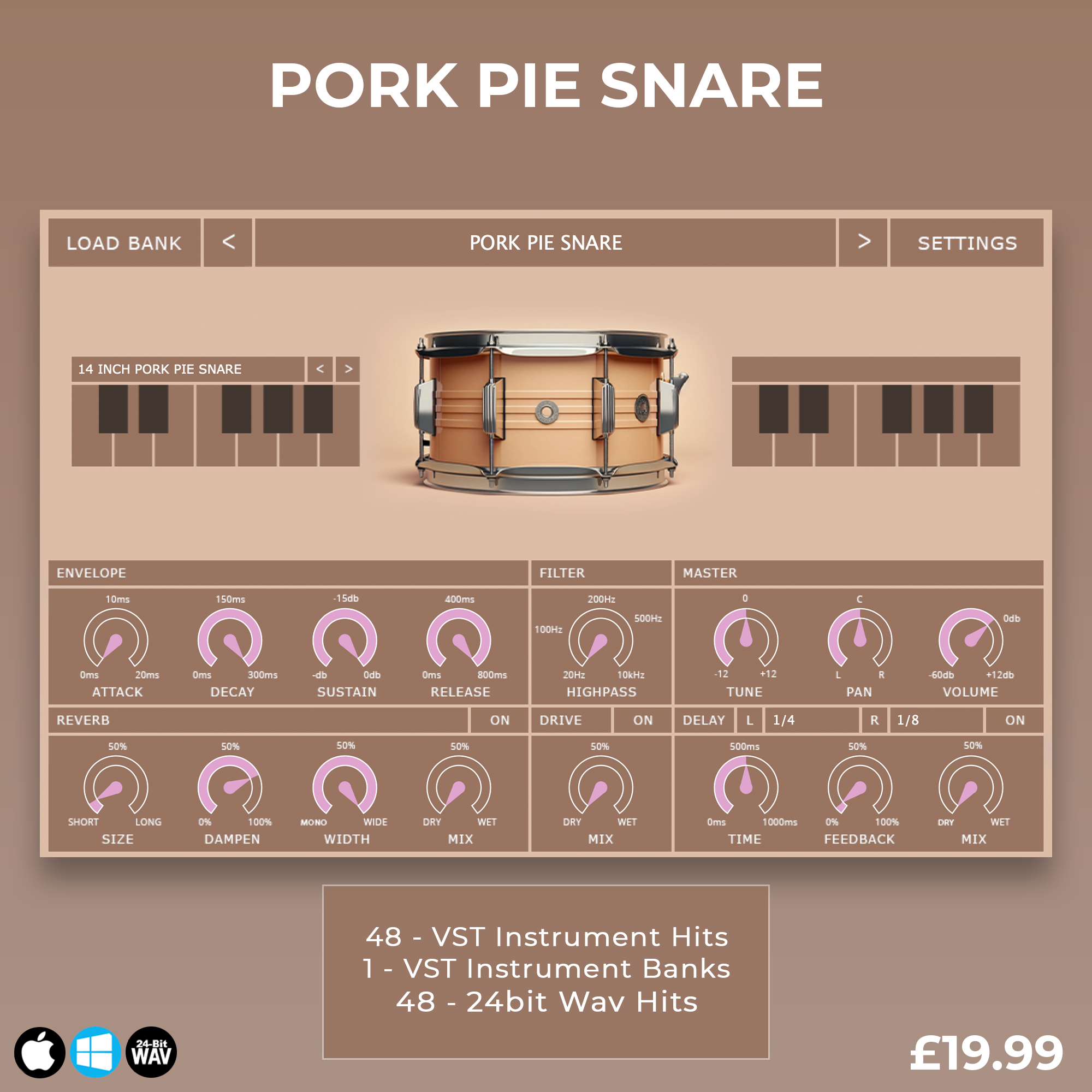Pork-Pie-Snare-Main-Product-Image
